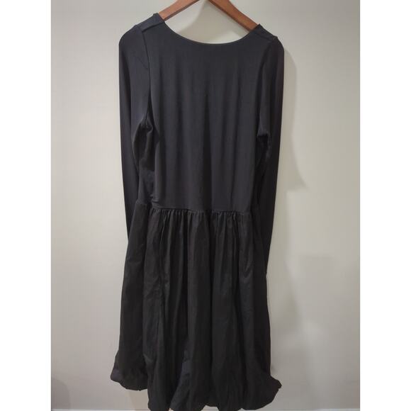 Madewell Bubble Hem Long Sleeve Midi Dress NWT - Picture 5 of 8